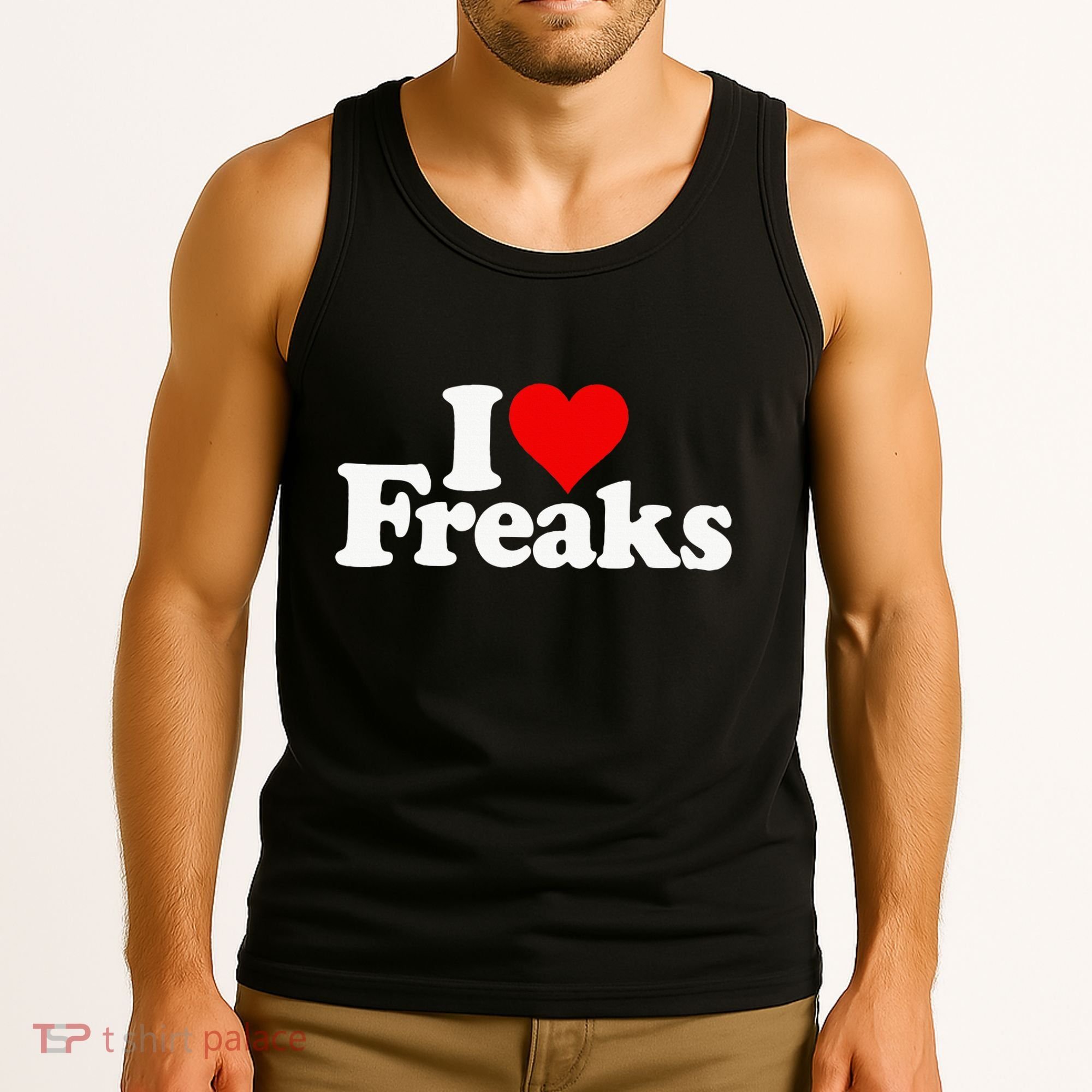 I Love Heart Freaks Tank Top