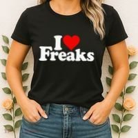I Love Heart Freaks Women's T-Shirt thumb 2