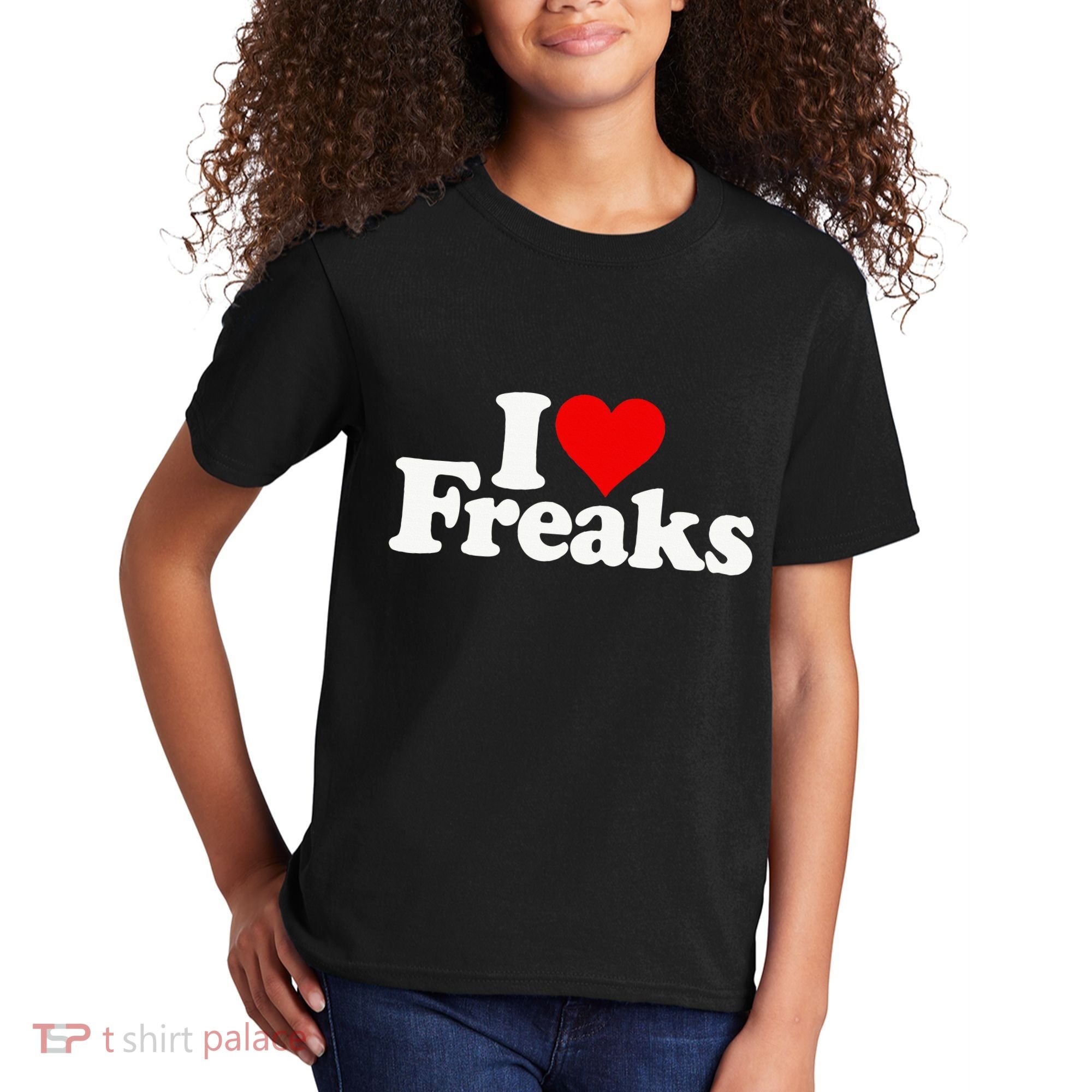 I Love Heart Freaks Kids T-Shirt