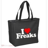 I Love Heart Freaks Tote Bag thumb 2
