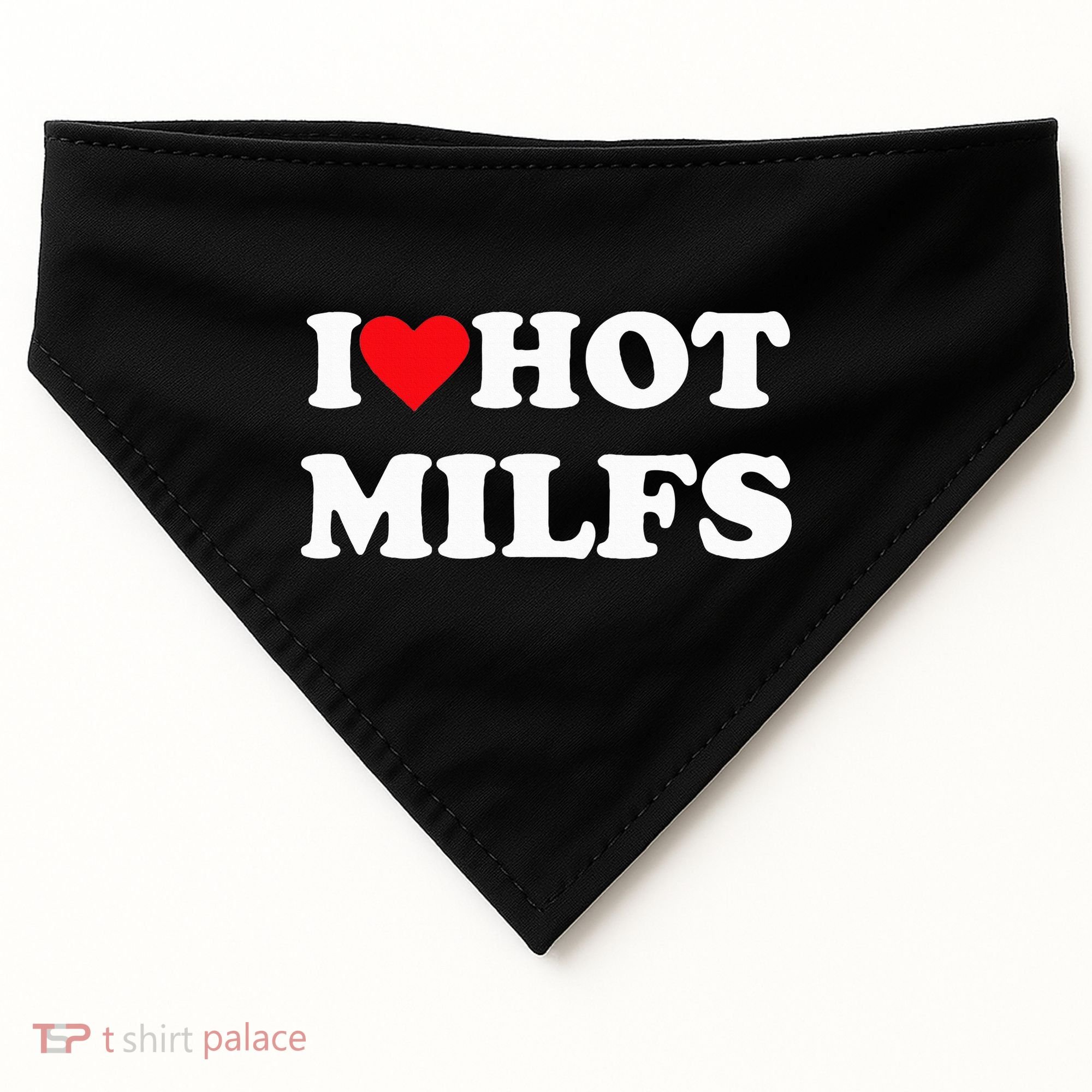 I Love Hot Milfs USA-Made Doggie Bandana