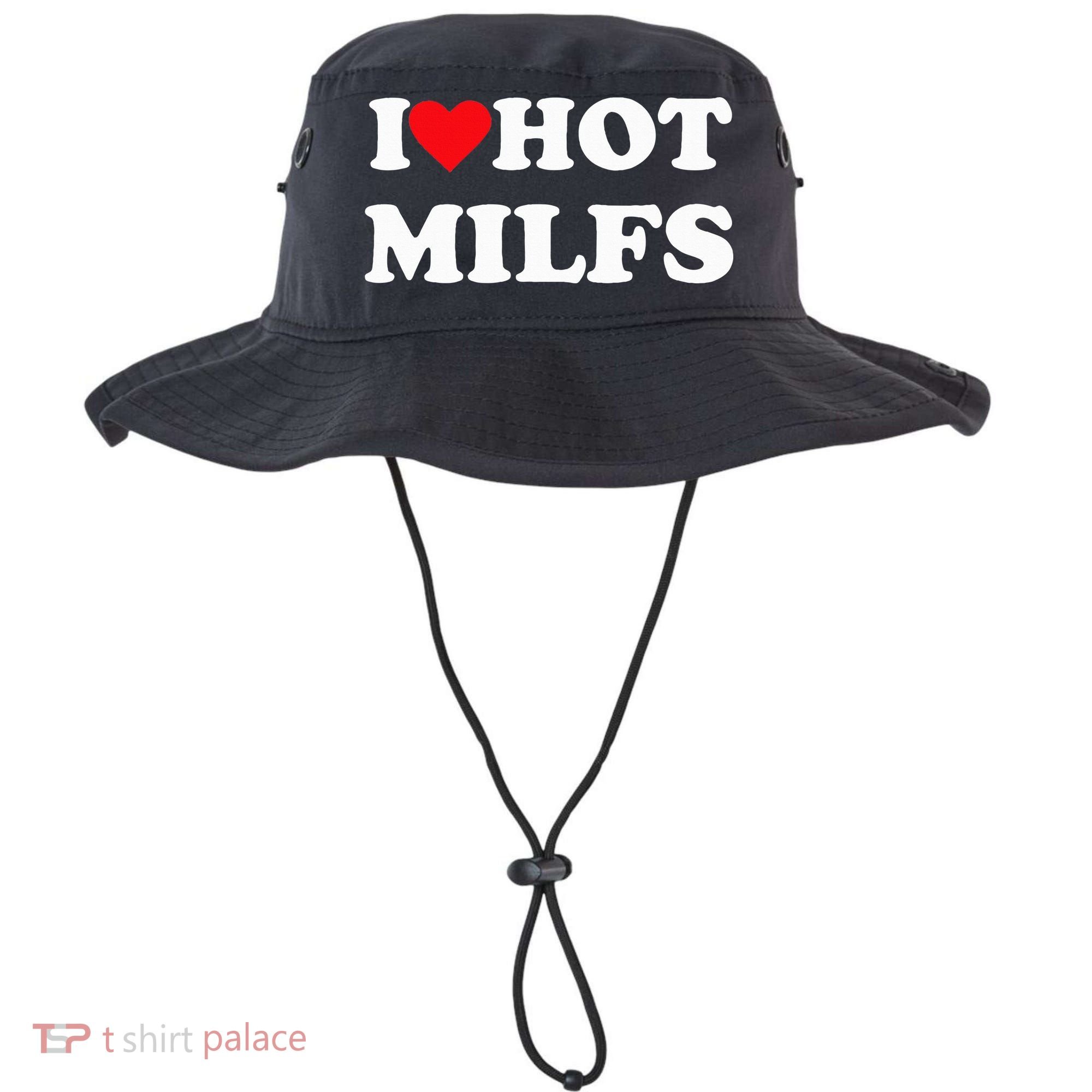 I Love Hot Milfs Bucket Hat