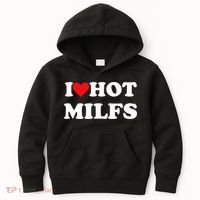 I Love Hot Milfs Kids Hoodie thumb 0
