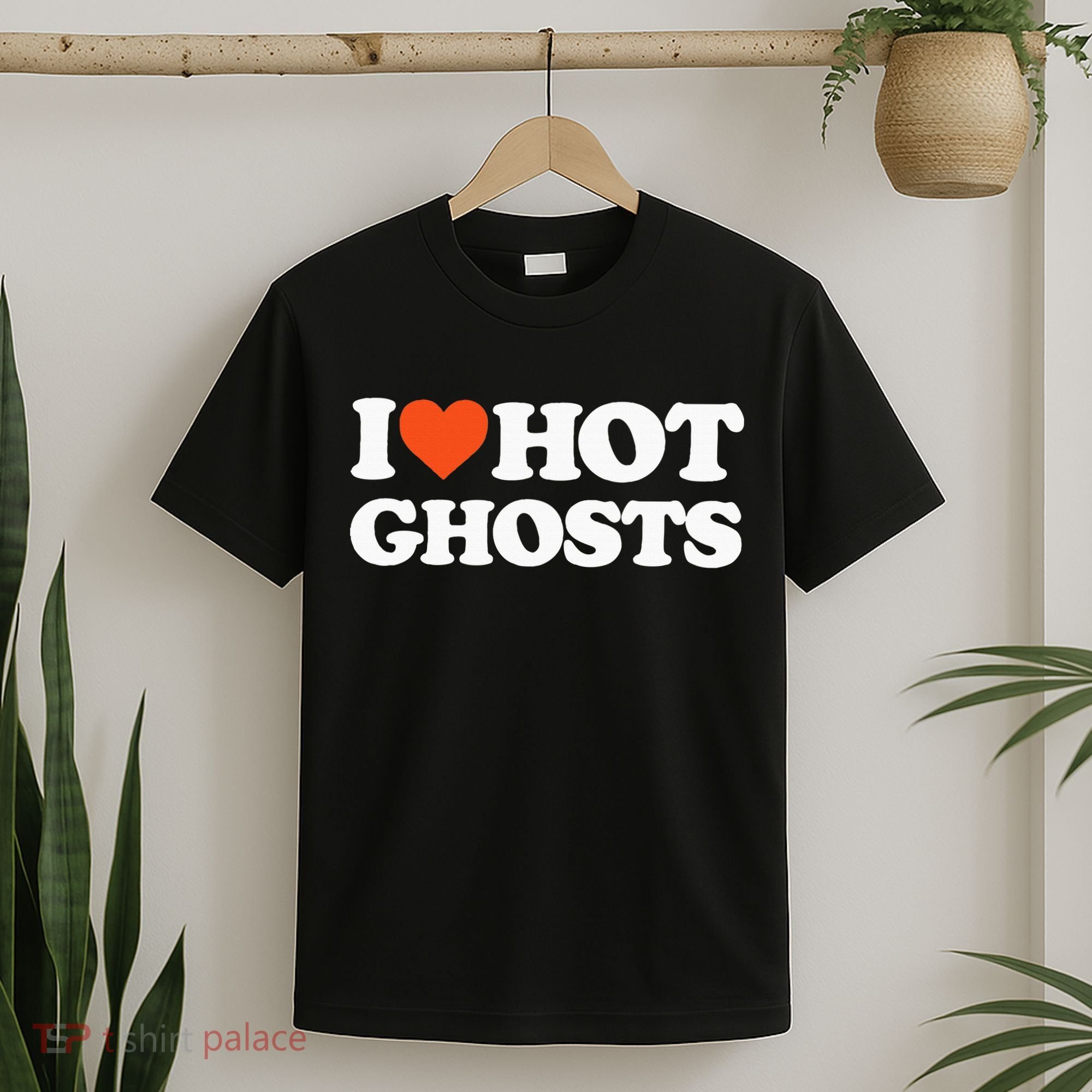 I Love Hot Ghosts I Heart Hot Ghosts Sexy Ghost T-Shirt