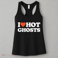 I Love Hot Ghosts I Heart Hot Ghosts Sexy Ghost Women's Tank Top thumb 3