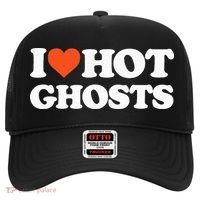 I Love Hot Ghosts I Heart Hot Ghosts Sexy Ghost Hat thumb 0