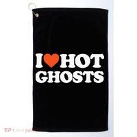 I Love Hot Ghosts I Heart Hot Ghosts Sexy Ghost Golf Towel thumb 0