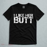 I Like His Beard I Like Her Butt Matching Couple Compliments T-Shirt thumb 5