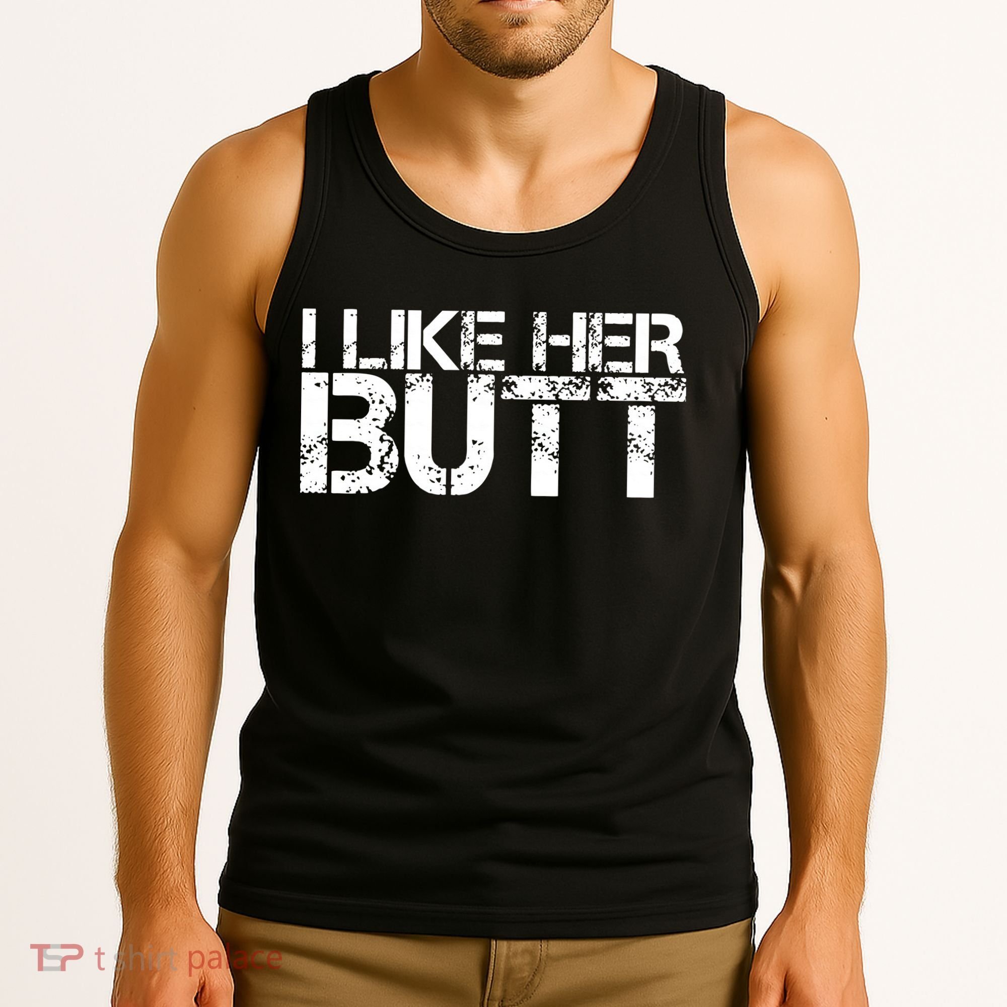 I Like His Beard I Like Her Butt Matching Couple Compliments Tank Top