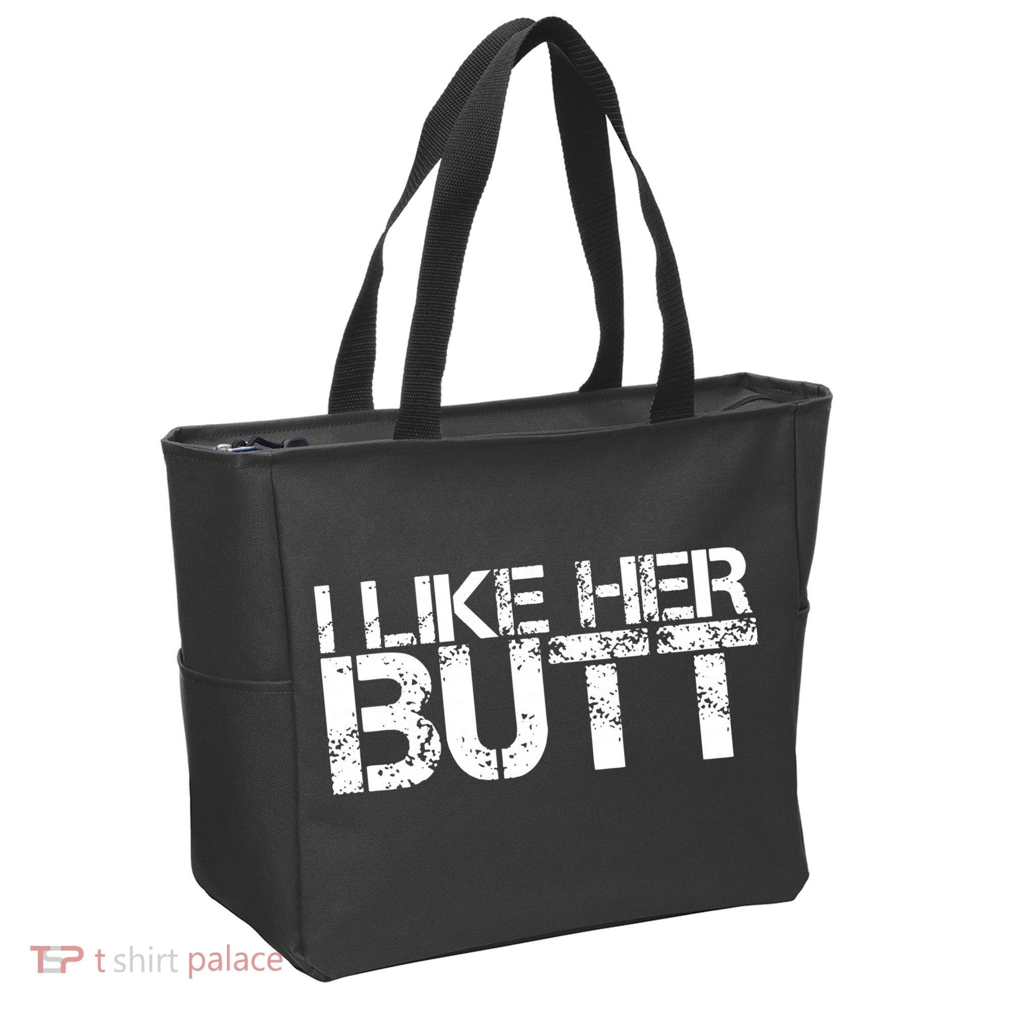 I Like His Beard I Like Her Butt Matching Couple Compliments Tote Bag