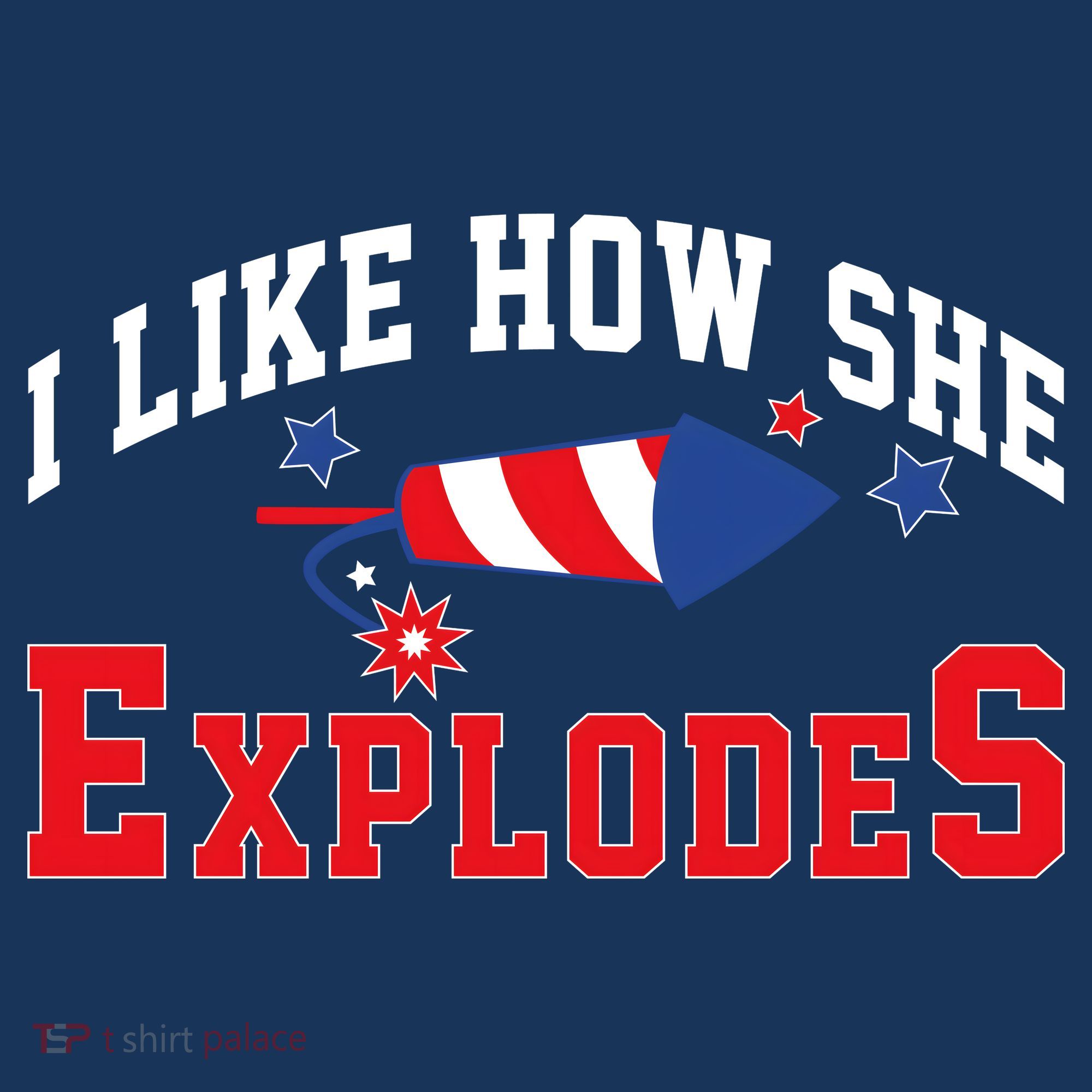 I Like How He Explodes Funny Fireworks Lover Matching Team Couple 4th Of July Mousepad
