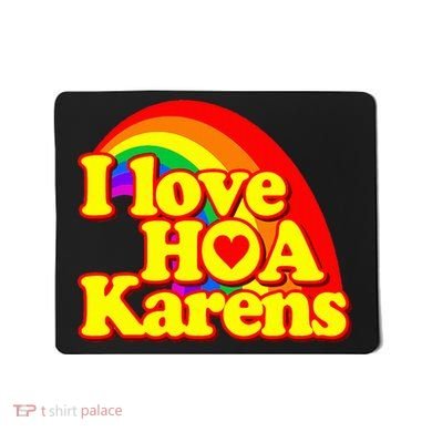 I Love Hoa Karens Mousepad