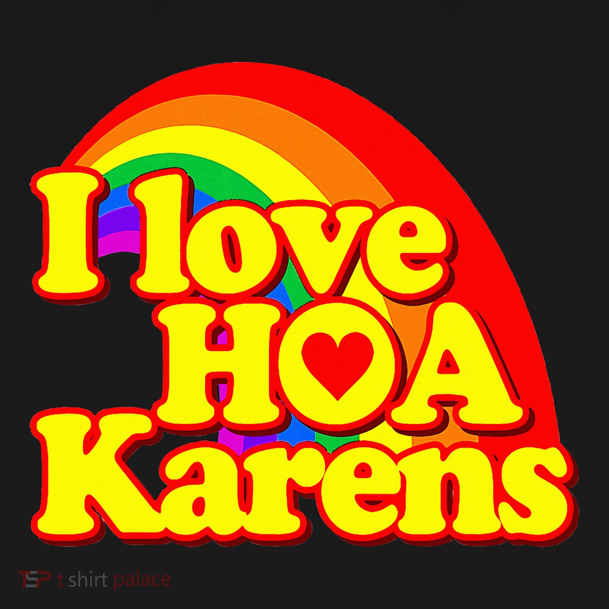I Love Hoa Karens Mousepad