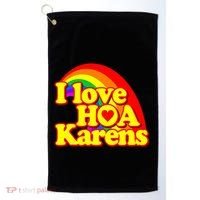 I Love Hoa Karens Golf Towel thumb 0