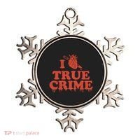 I Love Heart True Crime Ornament thumb 0
