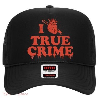 I Love Heart True Crime Hat