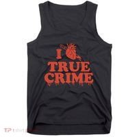 I Love Heart True Crime Tank Top thumb 0