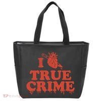I Love Heart True Crime Tote Bag thumb 0