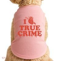 I Love Heart True Crime Doggie Tank thumb 0