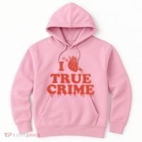 I Love Heart True Crime Hoodie thumb 0