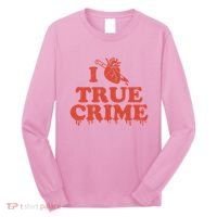I Love Heart True Crime Long Sleeve Shirt thumb 0