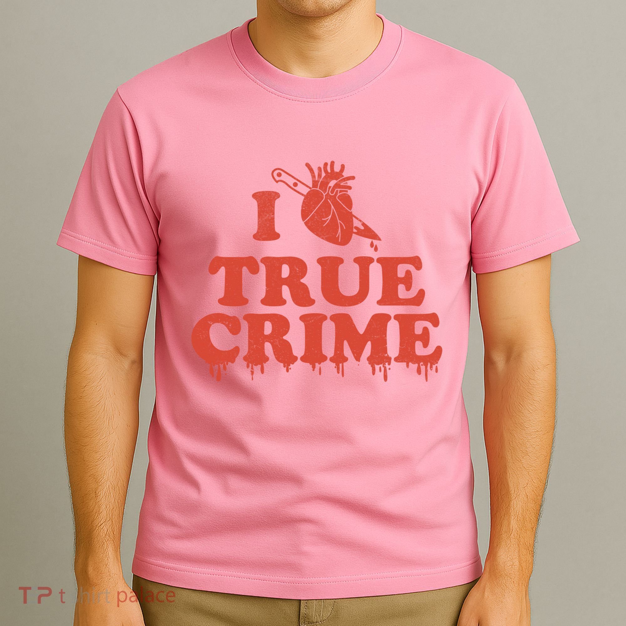 I Love Heart True Crime T-Shirt