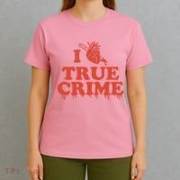 I Love Heart True Crime T-Shirt thumb 4