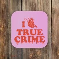 I Love Heart True Crime Coaster thumb 0