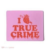 I Love Heart True Crime Mousepad thumb 0