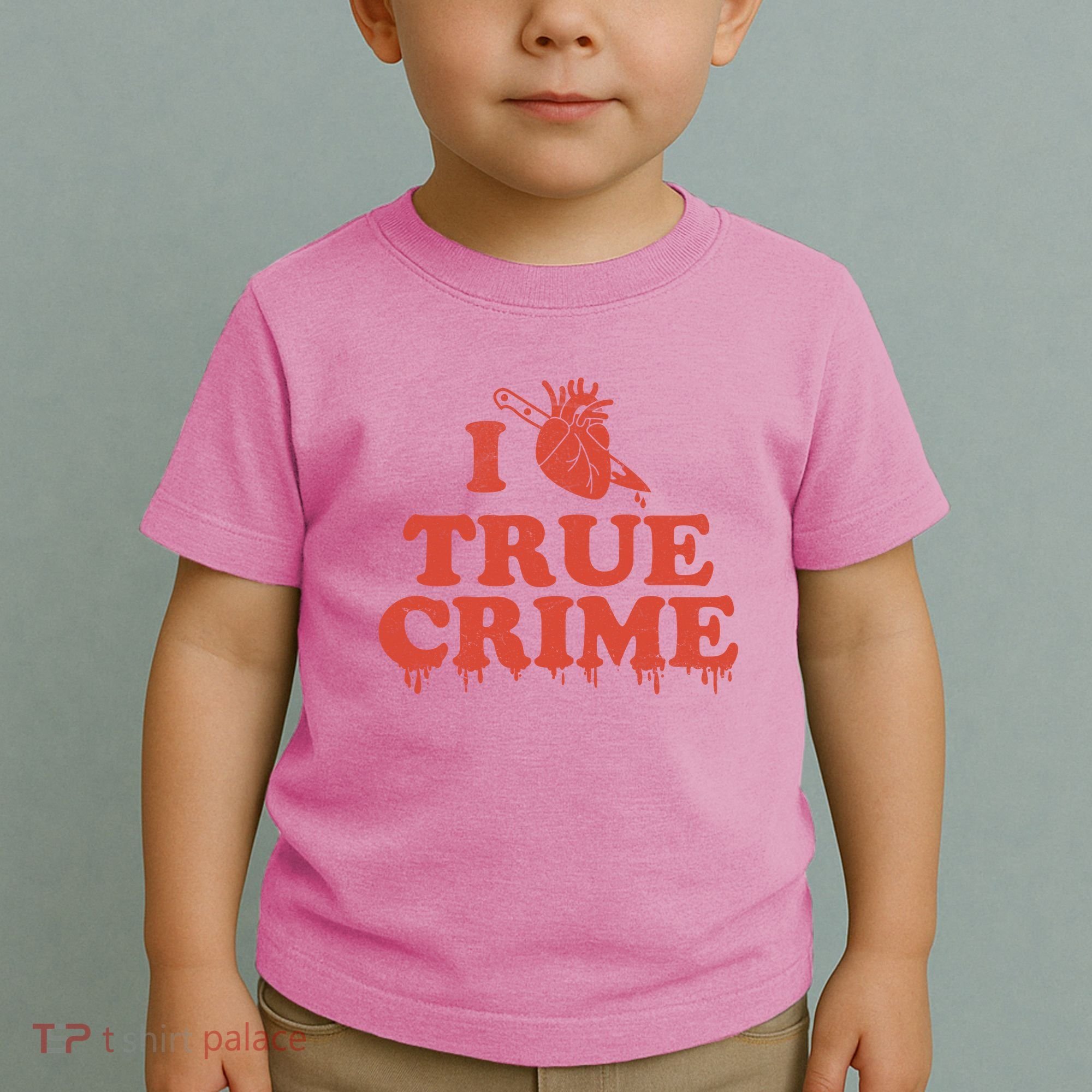 I Love Heart True Crime Toddler T-Shirt