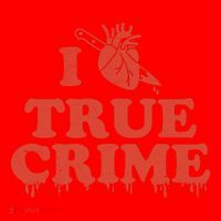 I Love Heart True Crime Santa Hat thumb 1