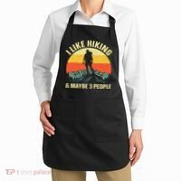 I Like Hiking and Maybe 3 People Apron thumb 2