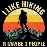 I Like Hiking and Maybe 3 People Coffee Mug thumb 5