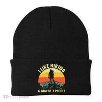 I Like Hiking and Maybe 3 People Beanie thumb 0