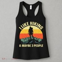 I Like Hiking and Maybe 3 People Women's Tank Top thumb 3