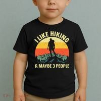 I Like Hiking and Maybe 3 People Toddler T-Shirt thumb 2