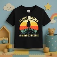 I Like Hiking and Maybe 3 People Toddler T-Shirt thumb 3