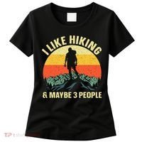 I Like Hiking and Maybe 3 People Women's T-Shirt thumb 0