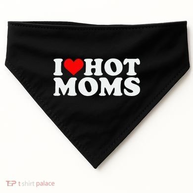 I Love Hot Moms USA-Made Doggie Bandana