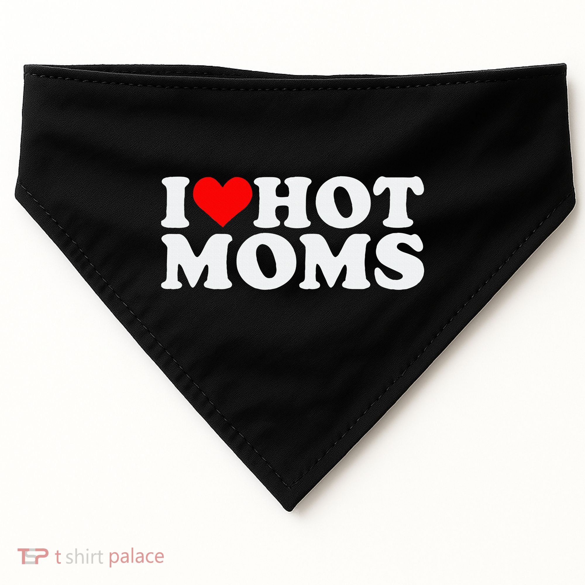 I Love Hot Moms USA-Made Doggie Bandana