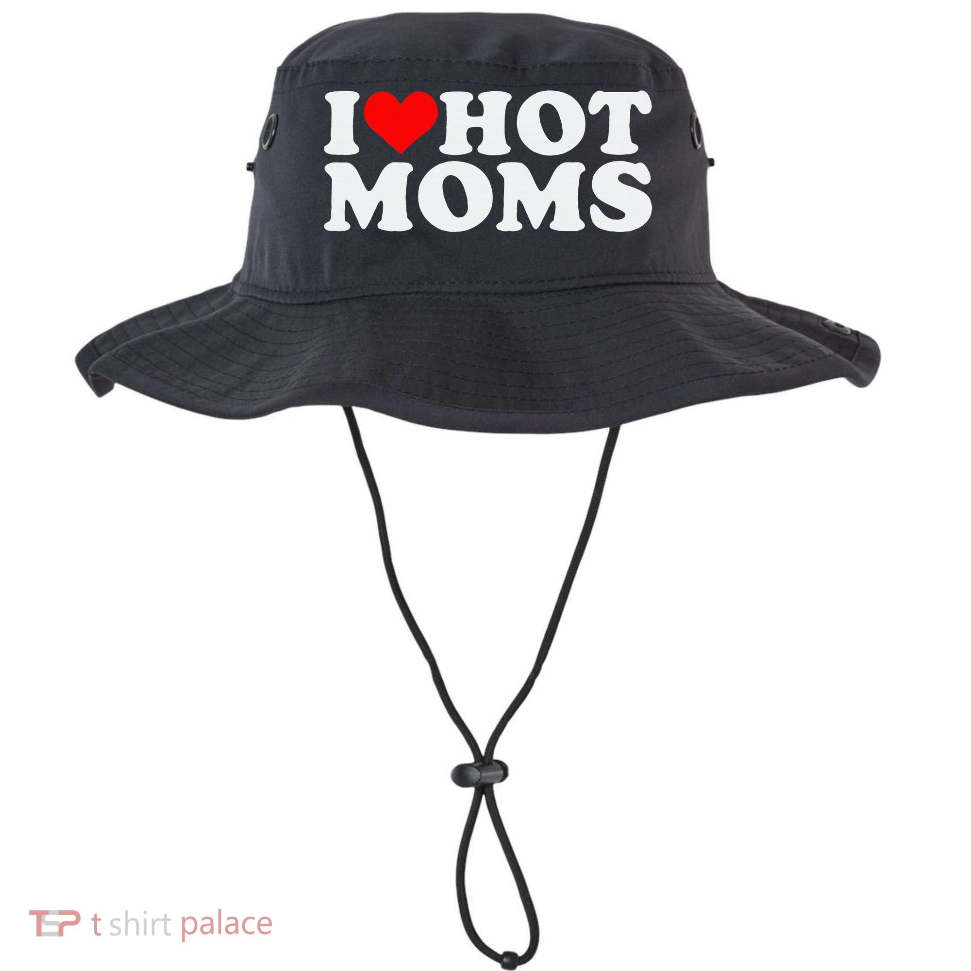 I Love Hot Moms Bucket Hat