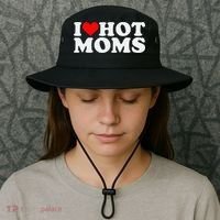 I Love Hot Moms Bucket Hat thumb 3