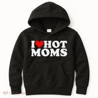 I Love Hot Moms Kids Hoodie thumb 0