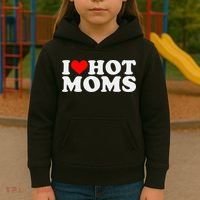 I Love Hot Moms Kids Hoodie thumb 3