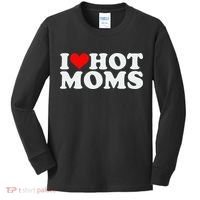 I Love Hot Moms Kids Long Sleeve Shirt thumb 0