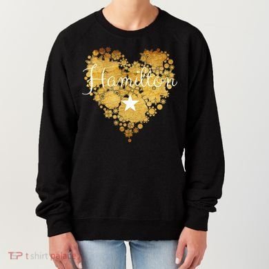 I Love Hamilton Heart Women's Sweatshirt