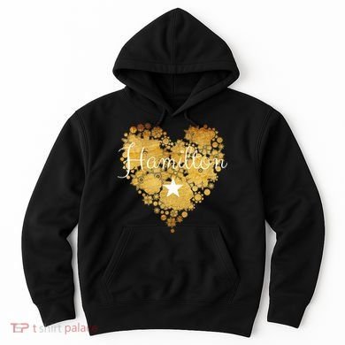 I Love Hamilton Heart Hoodie