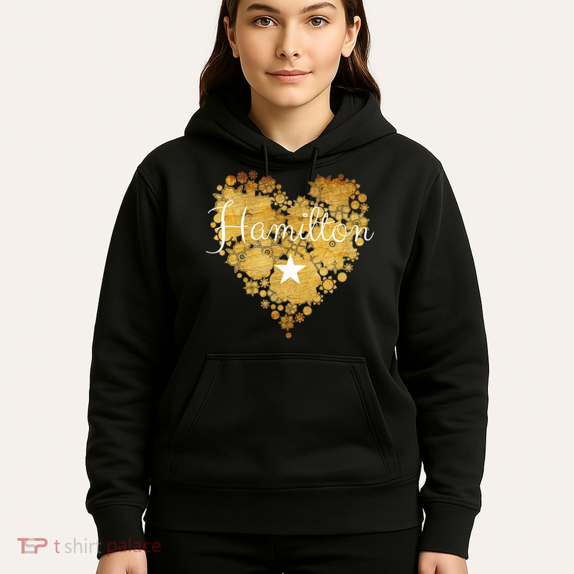 I Love Hamilton Heart Hoodie