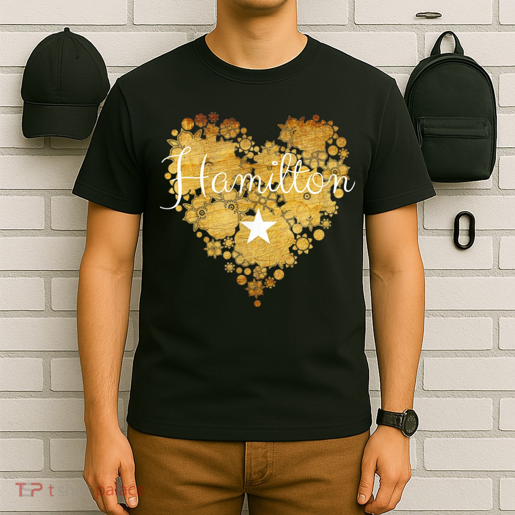 I Love Hamilton Heart T-Shirt