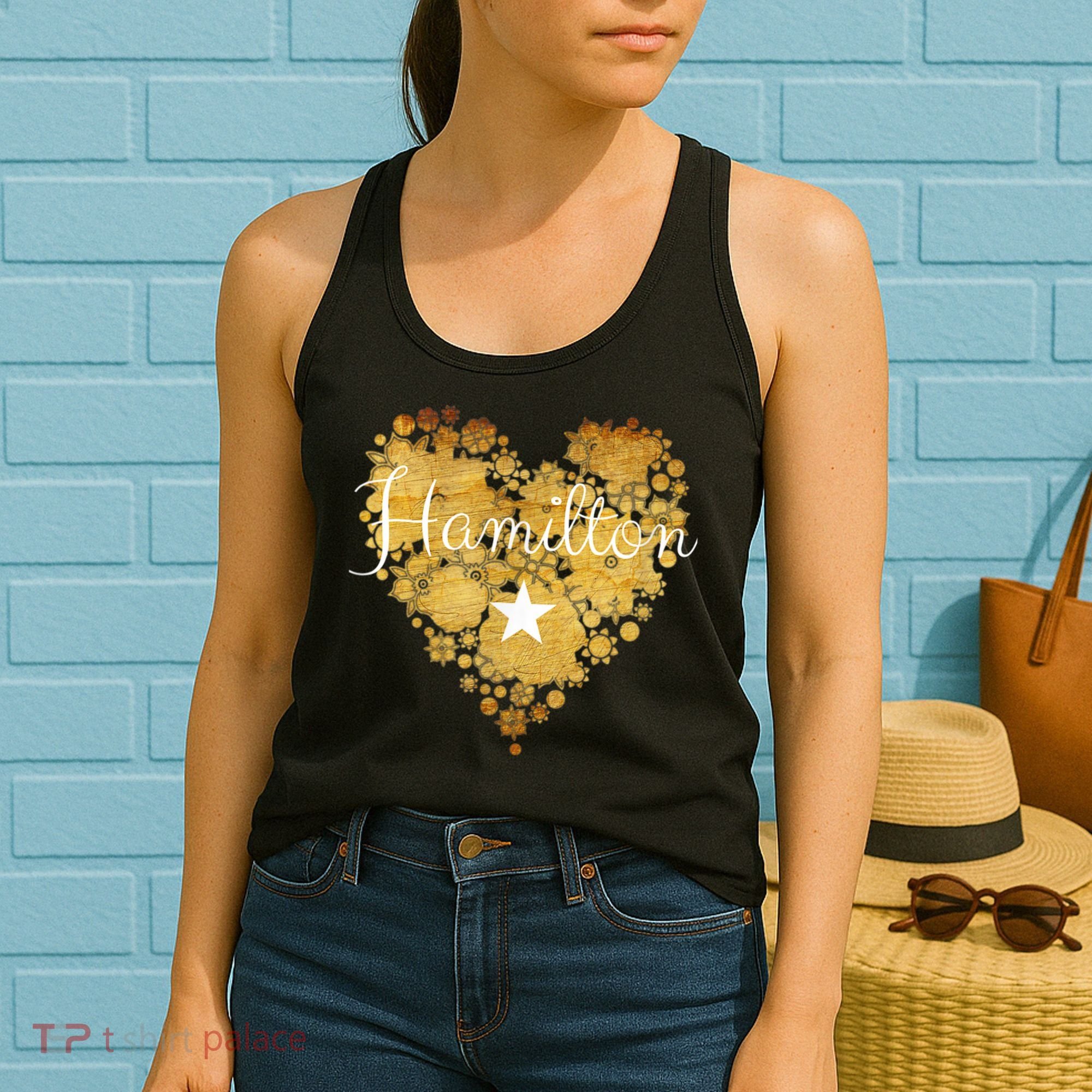 I Love Hamilton Heart Women's Tank Top